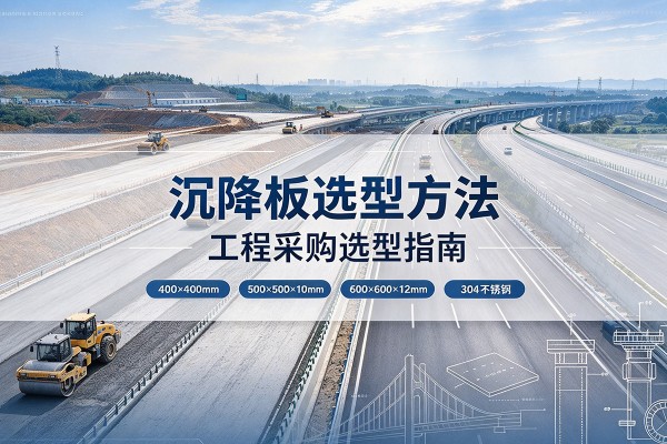 峨山沉降板选择方法