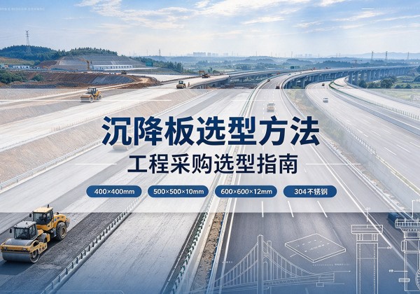 峨山沉降板选择方法